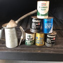 Old Oil Cans 
