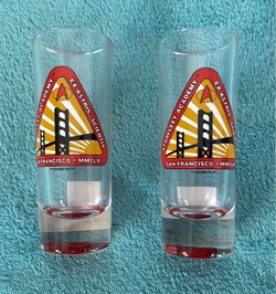 Star Trek Starfleet Academy Tall Shot Glasses in a Presentation Box