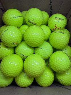 Kirkland yellow golf balls 50 balls for $30