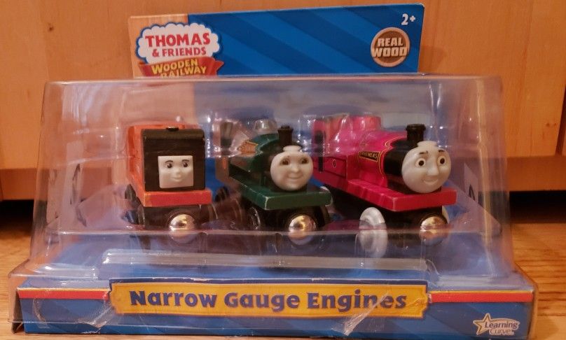 Thomas & Friends Wooden Railway. Narrow Gauge Engines (In Original Box)