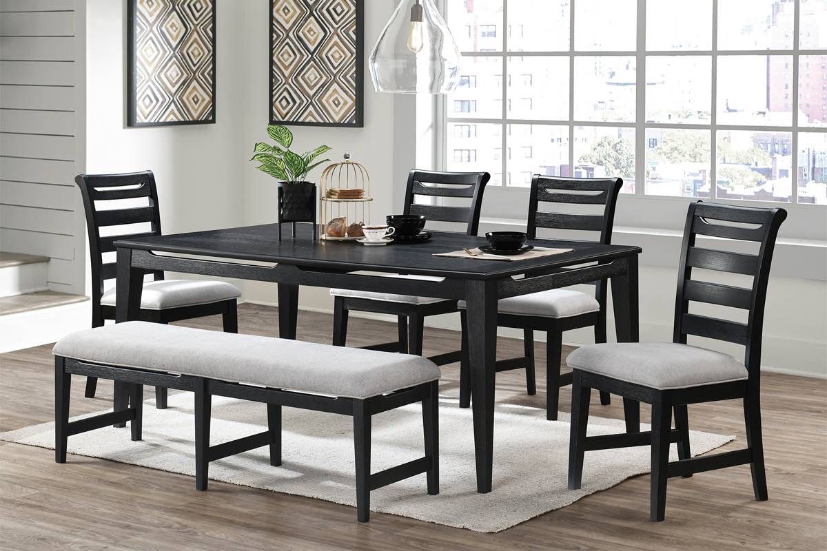 Black Dining Table Set