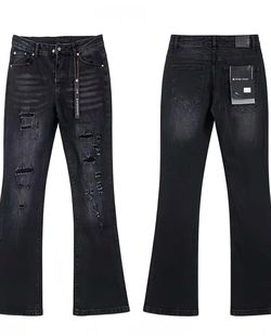 Purple jeans