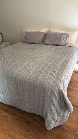 Mattress, box spring, and frame (CA KING)