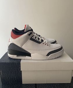 Jordan 3 Fire Red Denim