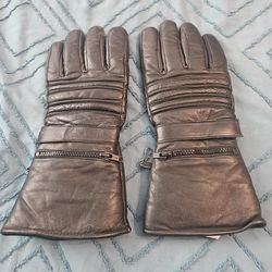 Gauntlet riding gloves- Large