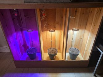 Unfinished Console Table & Detachable Ring Lights (11x40x32)