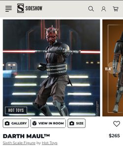 DARTH MAULâ„¢ Sixth Scale Figure by Hot Toys