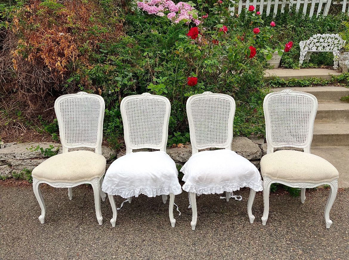 Vintage Shabby Chic Style Chairs 