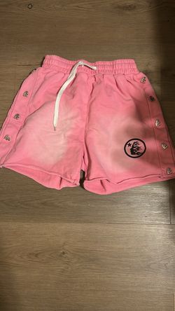 Hellstar Pink Fleece Shorts