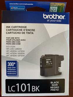 1 Brother printer Ink cartridge - LC101BK