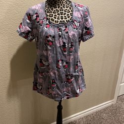 Scrub Top, Disney, Size M, $5