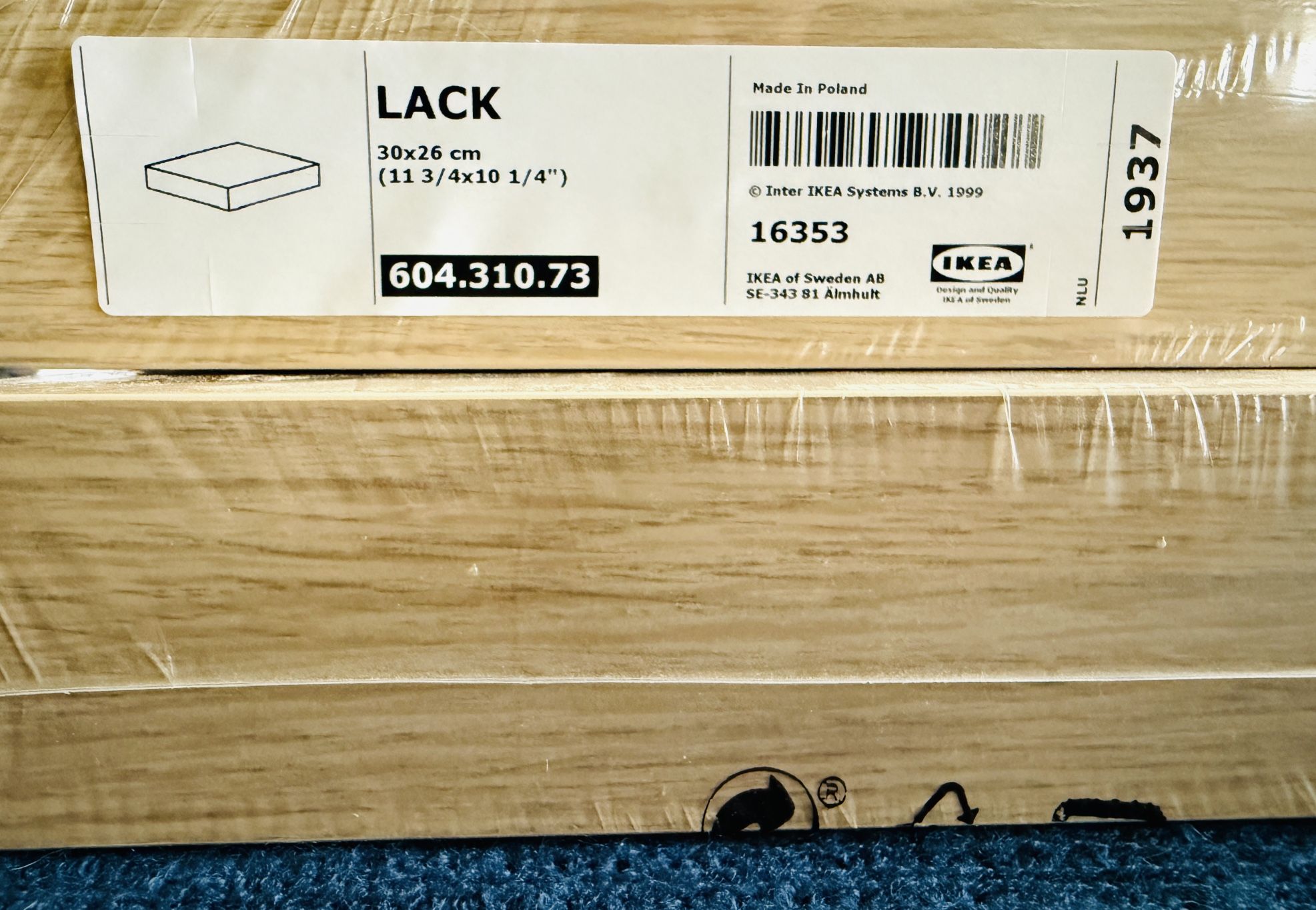 NEW IKEA LACK Floating Shelves – 2 Available!