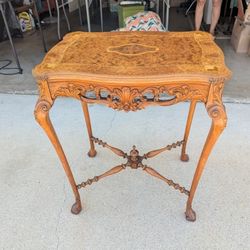 Antique Intricate Inlaid Beautiful Table