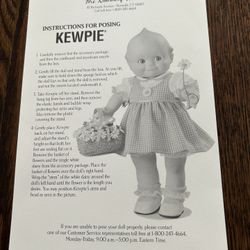 Kewpie Doll, NIB, porcelain
