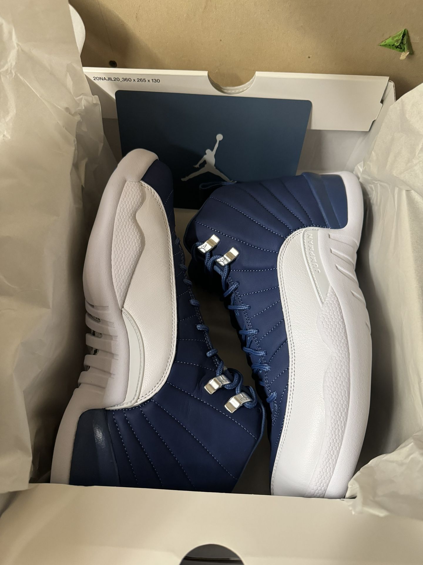 Nike Air Jordan 12 Indigo Size 10.5 New