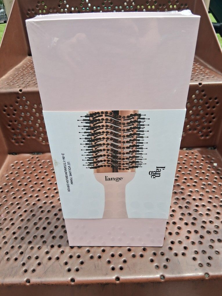 L'ange Hair Le Volume 75MM 2-in-1 Titanium Brush Hair Dryer - Blush - 1000 Watt
