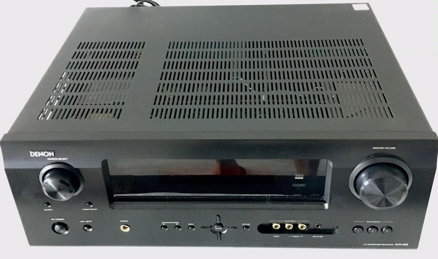 Denon A/V Receiver. 5.1-Ch Surround Receiver. HDMI, Bluetooth, Radio, Remote control.