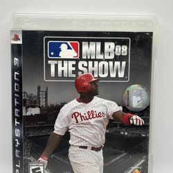 MLB 08: The Show PS3 (Sony PlayStation 3, 