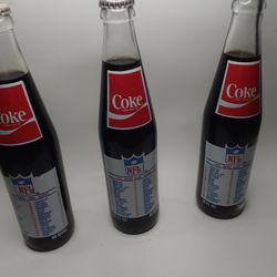 NFL 1984 Superbowl Coke Cocoa Bottle 
