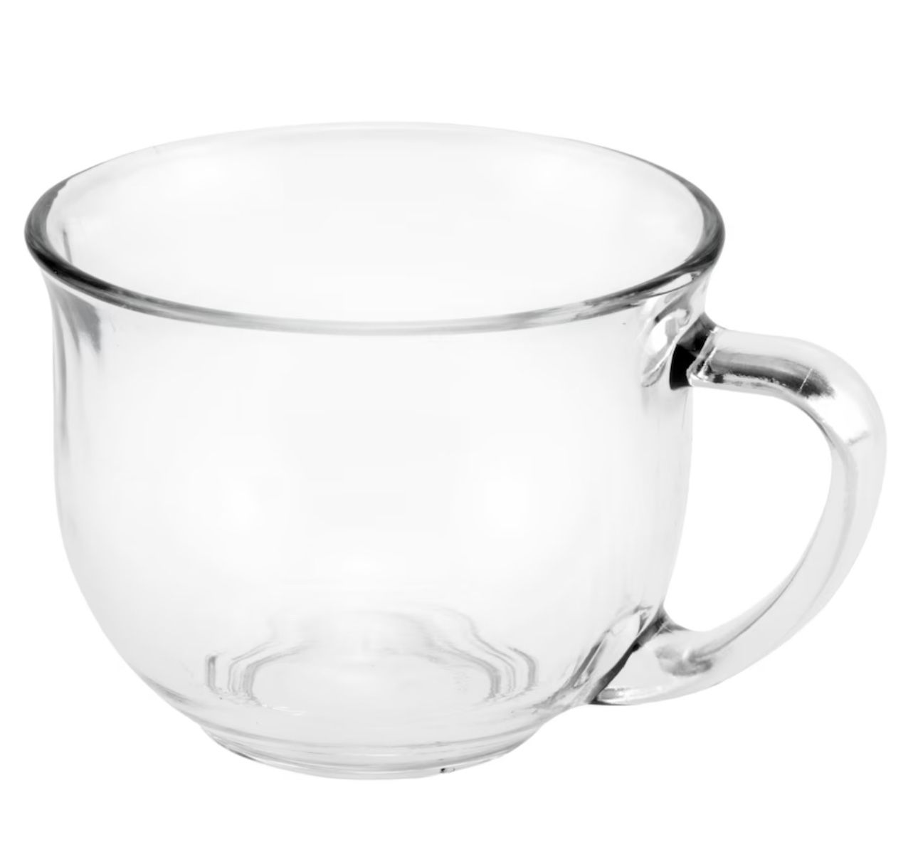 Clear Glass Mugs, 18 oz. (4 Pack)