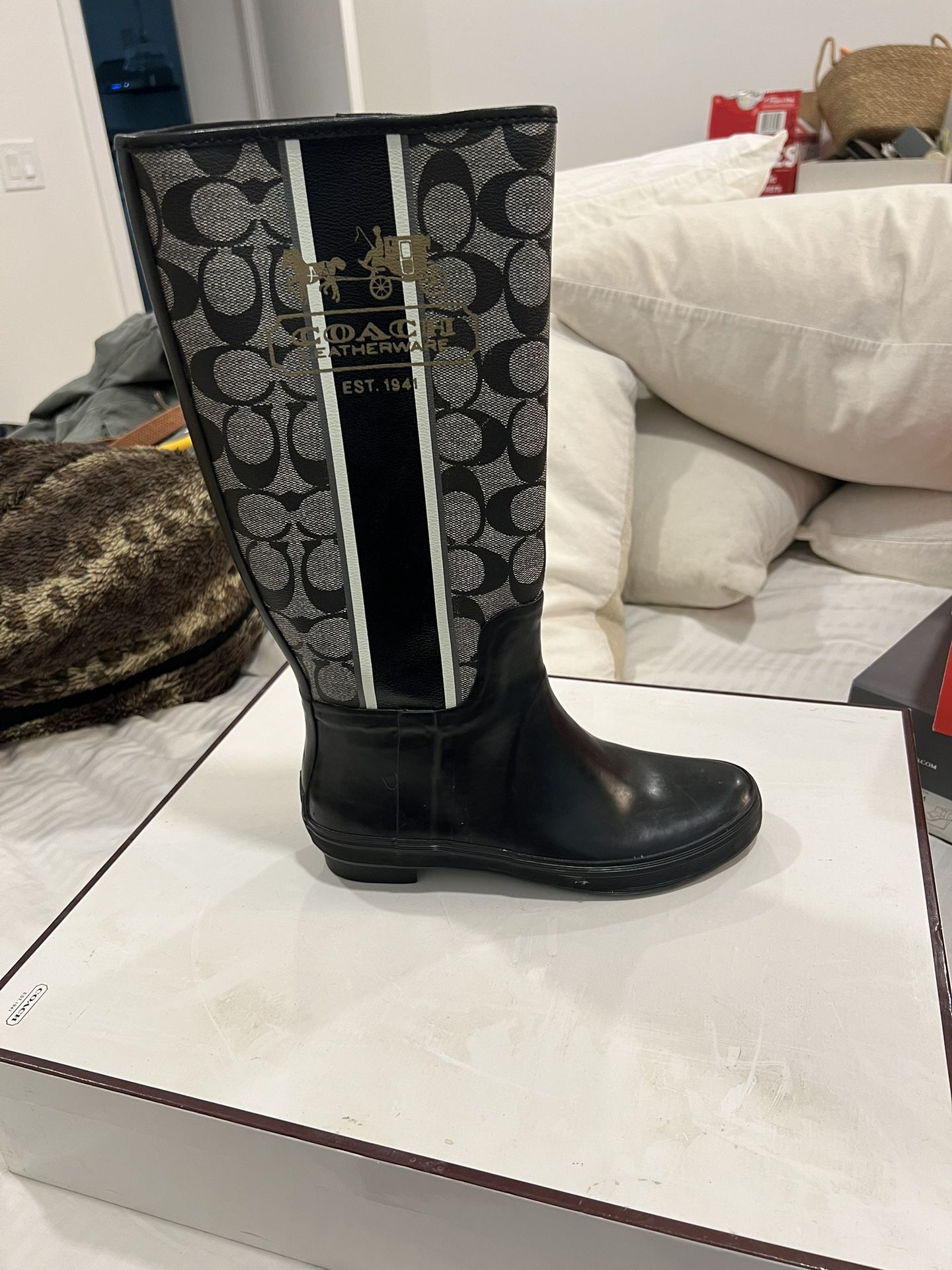 COACH rain Boots 