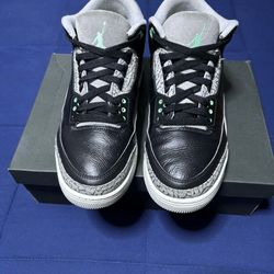 Jordan 3 Retro Green Glow 2024  Size 11