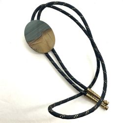 Unisex Natural Stone Bolo 34”