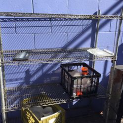 Metal shelves 17x48x62