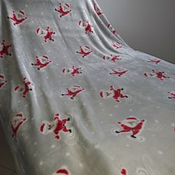 Christmas Motive Throw Blanket