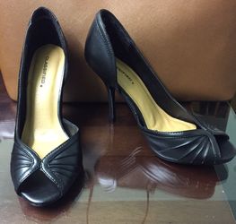 Black D’orsay Sz 7.5 Heels