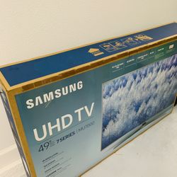 Samsung 4K UHD 49” TV - Cracked Screen - Fully Functional 