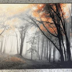 Autumn Woods" canvas print by PhotoINC 60 X 30 In