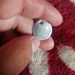 Moneda De 10 Centavos De Plata  1853 P