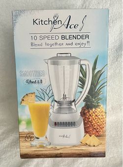 NEW- Kitchen Ace 10 Speed Blender
