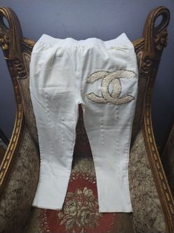 Stretch White Pants