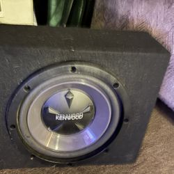 KENWOOD SUB WITH SHORT BOX (included With Deal)