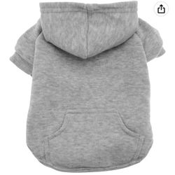 Dog gray hoodie Size M