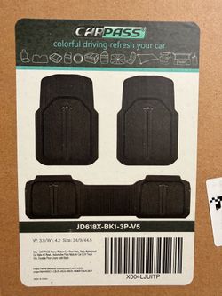 CAR PASS Heavy Duty Rubber Car Mats. New
