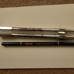 3 new, full size brow pencils: 2 benefit,  1 Anastasia