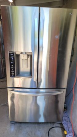LG REFRIGERATOR NEW COMPRESSOR INSTALLED WORKS GREAT CAN DELIVER