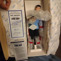 StarTrek Doll collection  Mr. Spock