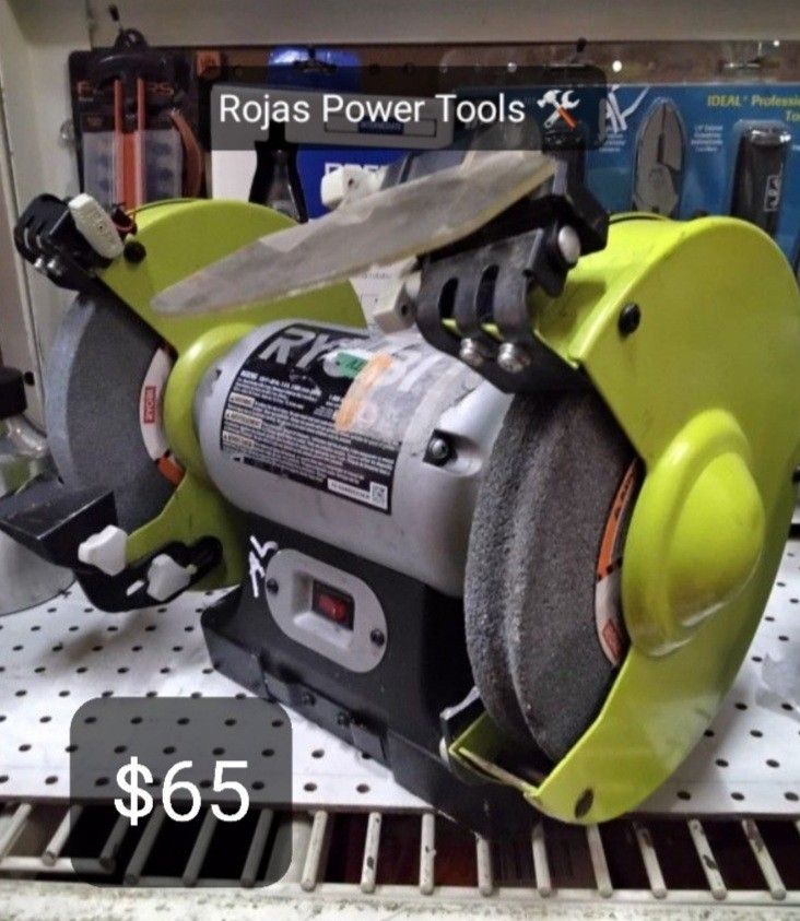 RYOBI 8" BENCH GRINDER