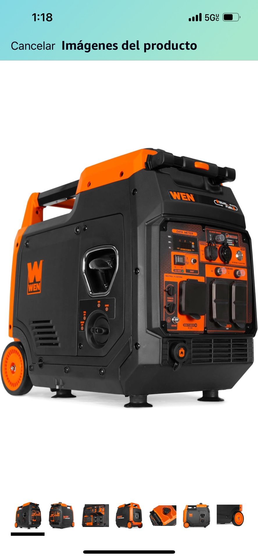 Generador Nuevo 4800 W Super Silencioso
