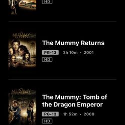 The Mummy Movie Trilogy 