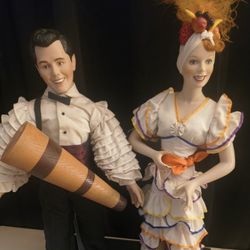 Ricky And Lucy Porcelain Dolls