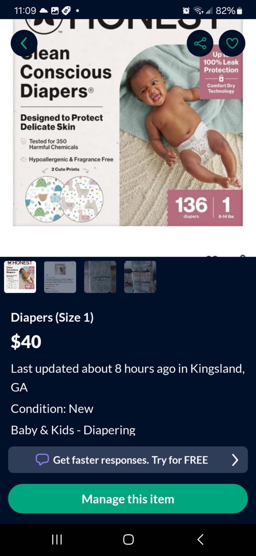 Honest Brand Diapers