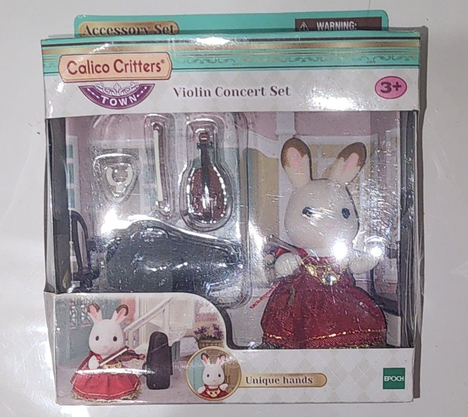 Calico Critters Violin Concert Set NEW