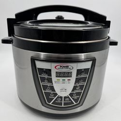 New Tristar Power Electric Digital Pressure Cooker XL Deluxe 10 Quarts