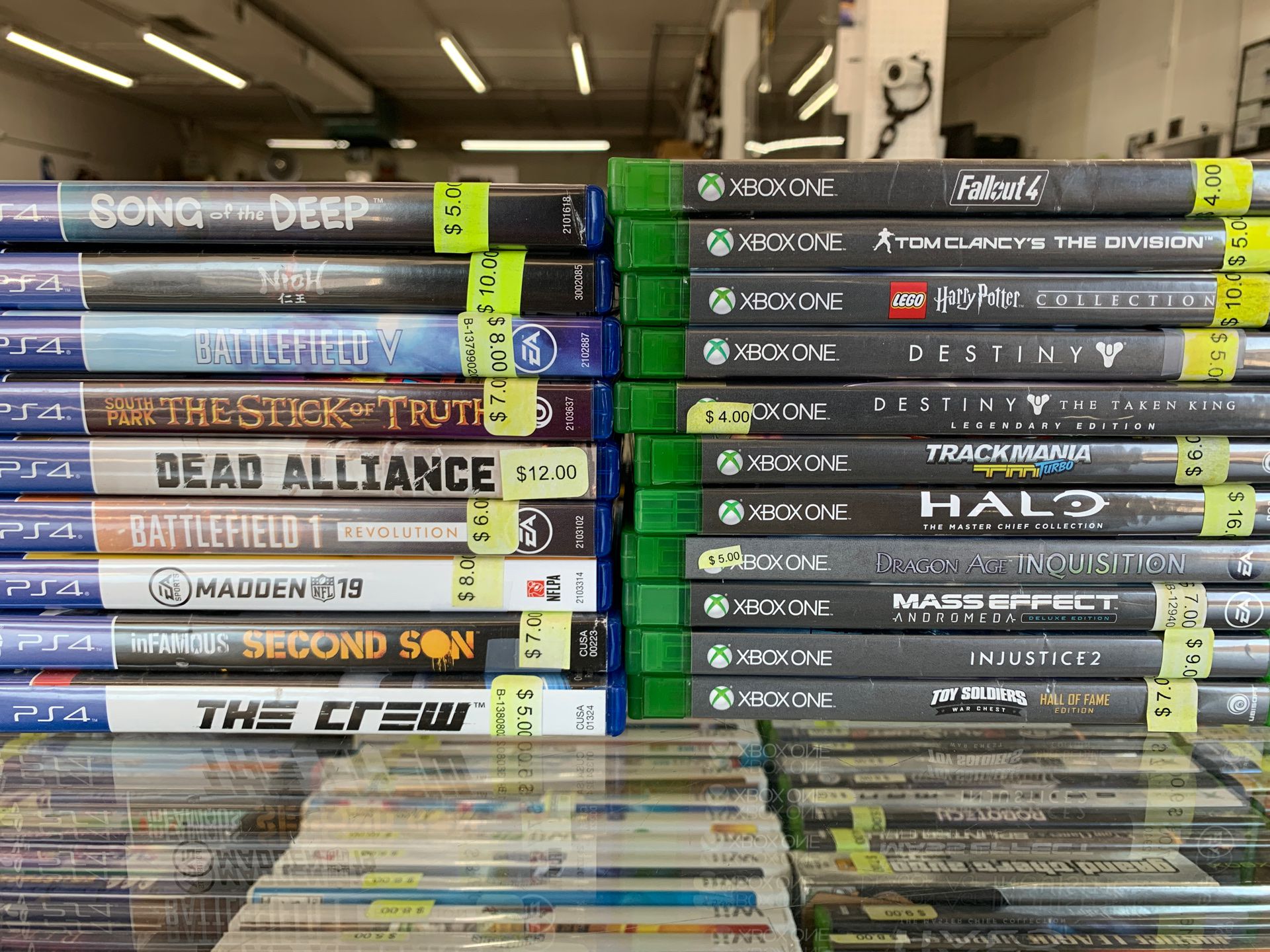 Lots of video games