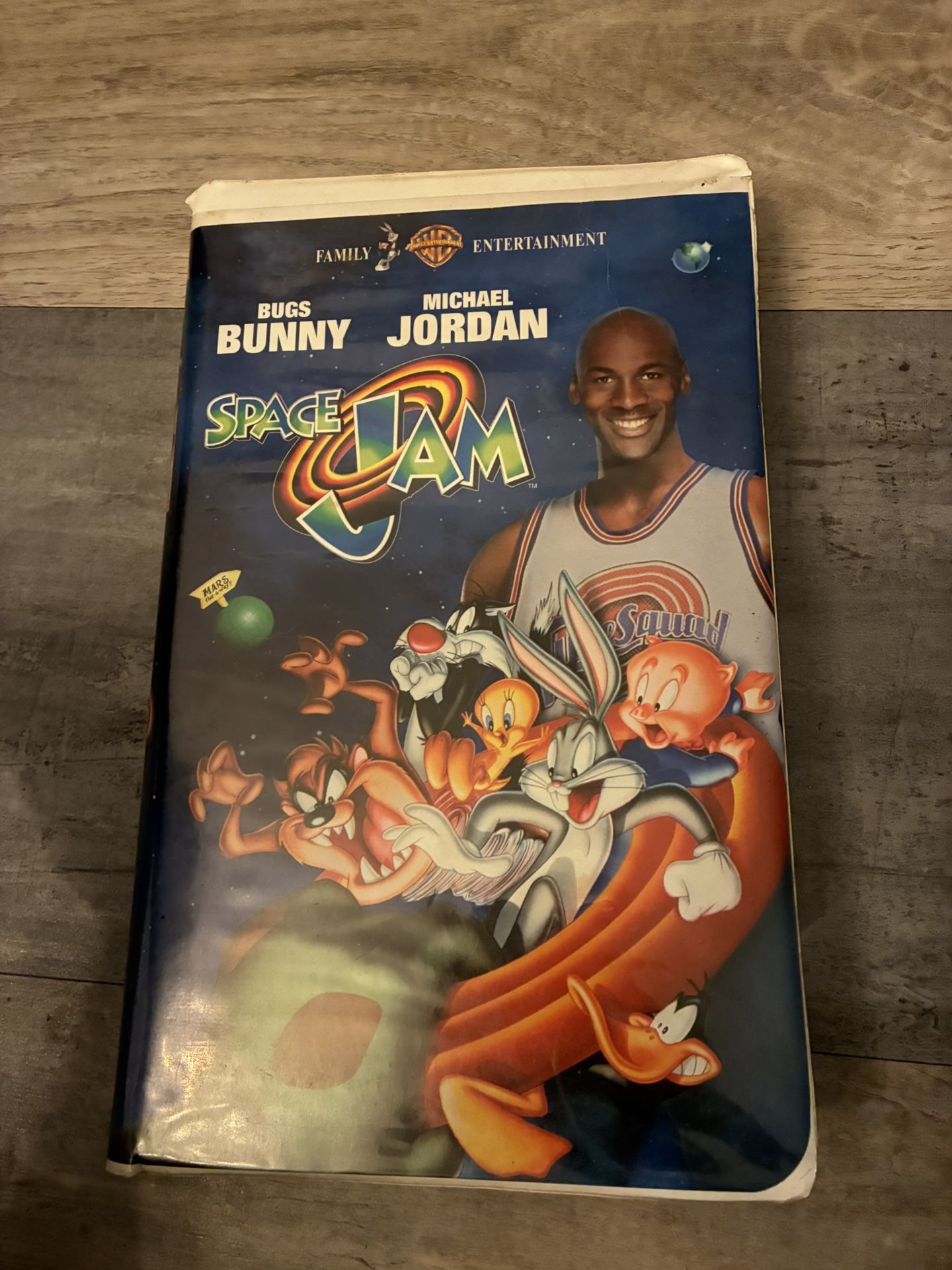 Space Jam VHS Featuring Michael Jordan